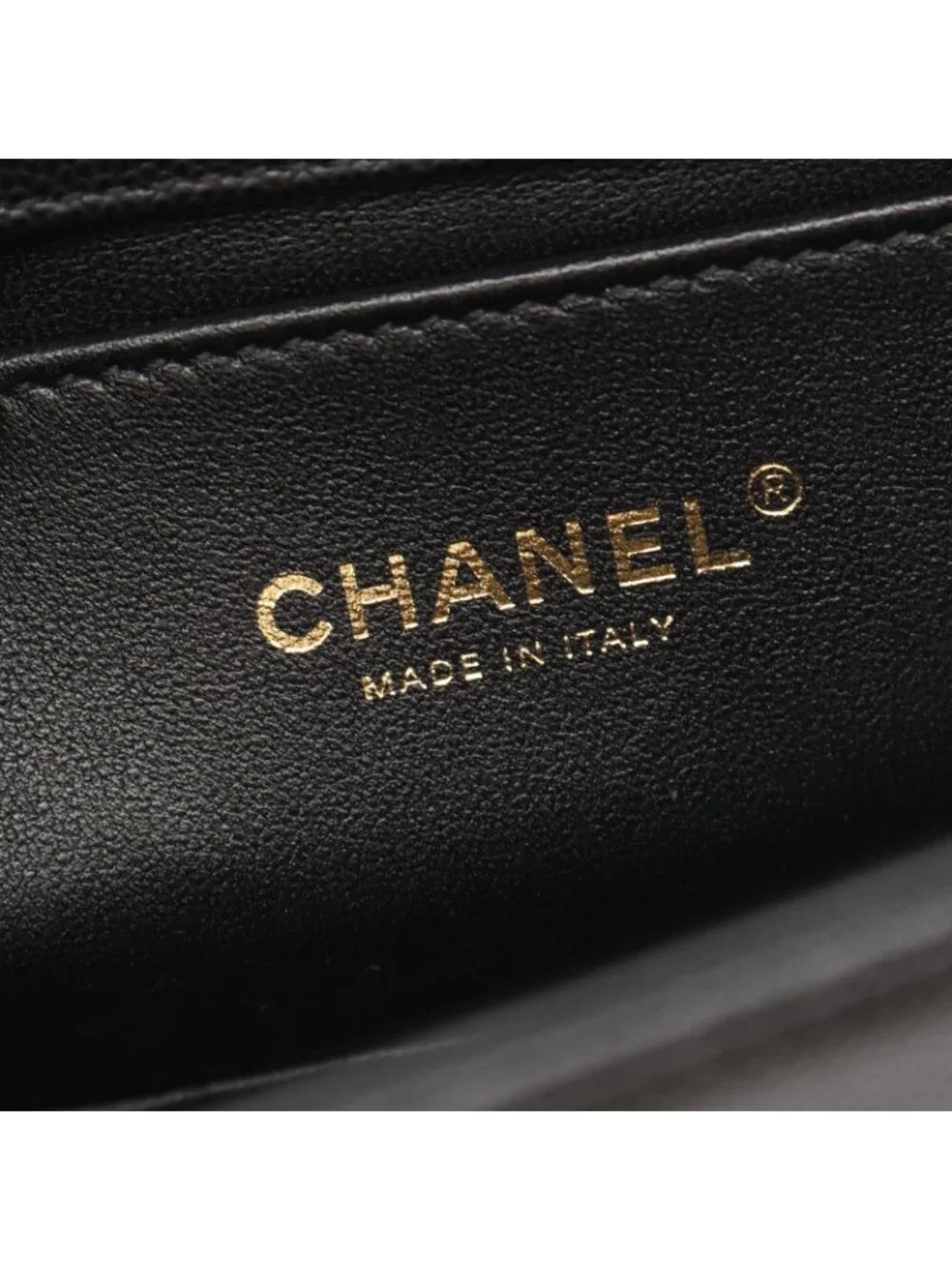 Chanel Shoulder Bag Boy Small Black Caviar Leather Chain